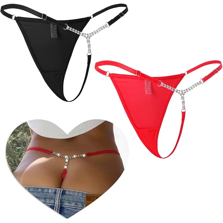 Lot De 6 Strings En Dentelle Noire Pour Femme - Taille S/M/L - Design T-Back Avec Nœud Papillon