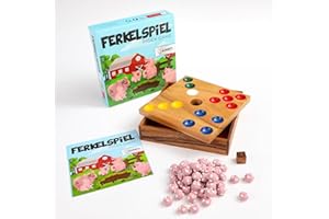 ROMBOL Ferkelspiel - Das Würfelspiel mit den süßen Ferkeln für die ganze Familie