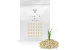 MOOWY | Semences de gazon pour 250 m² de zones ombragées et sèches | Réparation de plaques de gazon, épaississant de pelouse, graines d'hiver, semences de gazon et traitement de pelouse | 250m²