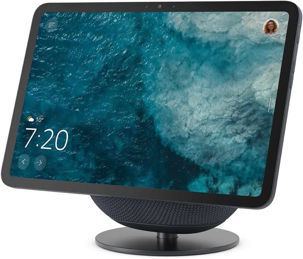 Support réglable Amazon (graphite) : conçu pour Amazon Echo Show 8 et Amazon Echo Show 11 (modèles 2025, vendus séparément)