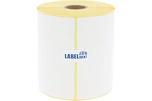LABELIDENT Versandetiketten DHL - 103 x 199 mm - 250 Thermo-Top Papier Etiketten auf 1 Rolle(n) mit 25 mm Kern, Thermodirekt Etiketten selbstklebend, Trägerperfo.