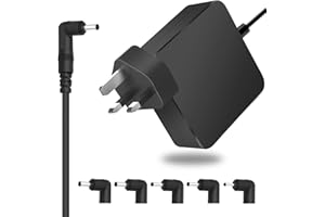 FEWRJG 65W 45W Universal Laptop Charger for Asus VivoBook ZenBook 14 15 17 S14 S15 S17 NoteBook Len ovo IdeaPad Replacement,with 5 Different Round Connectors