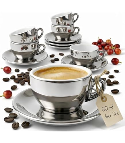 Lot 4 Tasses à Café Revol - Porcelaine Froissée Orange - Made In France