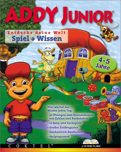 Preisvergleich Produktbild ADDY JUNIOR Spiel + Wissen 4-5Jahre