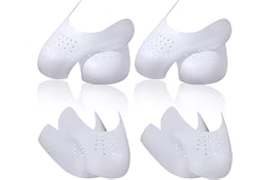 Madala Anti Falten Schuhe Schutz, 4 Paar Schuh Knickschutz für Air Force, Knickschutz Air Force 1, Sneaker Protektoren für Jordan, Crease Protector, Anti Crease Sportschuhe Schuhe Schilde