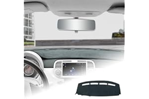 KUNGKIC Compatible with Fiat 500 2008-2023 Flanella Auto Cover Cruscotto Matte Dashboard Cover Auto Interno Parasole Dashboard Protezione Luce Opaco Protezione della Luce Accessories