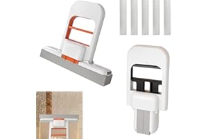 WELLXUNK Mop Di Pulizia Portatile, 2 Mini Mocio Da Scrivania Con 5 Testine Di Ricambio, M-ini mocio per desktop, Piccolo M-op in Spugna, Forte Assorbente Mops, Piccolo Mocio in Spugna per Pareti Tavoli (A)