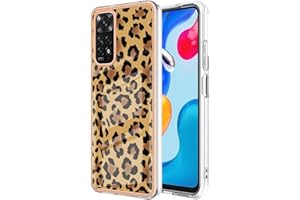 WBWONE Funda para Xiaomi Redmi Note 11 Pro 4G/5G / Note 12 Pro 4G, Carcasa Borde de Silicona TPU Resistente a los Golpes Case Protectora con Patrón Pintado - Leopardo