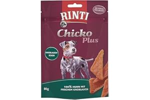 Rinti - Aperitivos para perros extra Chicko de ajo, esquinas de ajo, 80 g, 6 unidades (6 x 80 g)