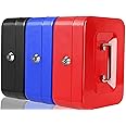 ACCURATE Money Box Tin Steel Cash Safe Box Petty Cash Tin with Lock 2 Keys - Assorted(8 INCH)