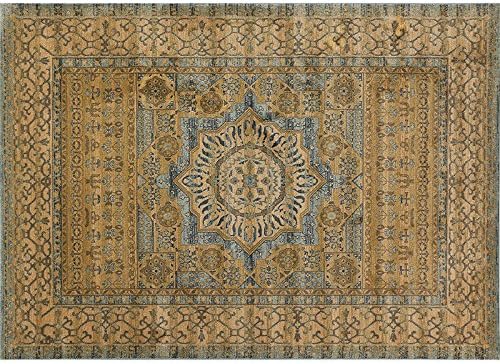 DECORHAN Tailor-Made Carpet Living Room Coffee Table Sofa Turkish Carpet Bedside Bed Blanket, 80Cmx150Cm, Baroque 22