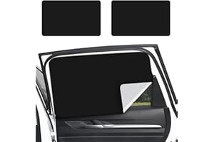 KHDULQ Sonnenschutz Auto,Auto Sonnenschutz Seitenscheibe, Magnetisch Sonnenschutz Auto, UV-Beständig, Reflektierend und Wärmeisoliert, Fenster verdunkelung Geeignet für Die Meisten Fahrzeugtyp