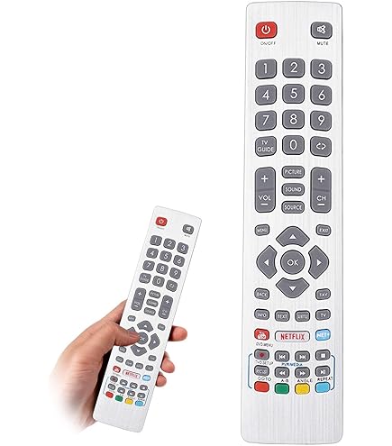 Telecomando Universale Per TV Sharp Aquos 4K UHD – Modello SHW/RMC/0121 – Con Tasti Netflix E YouTube