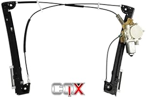 CQX Lève-vitre Avant Gauche Compatible pour Mini Cooper Cabriolet R50 R52 R53Avec Moteur complet 51337039451