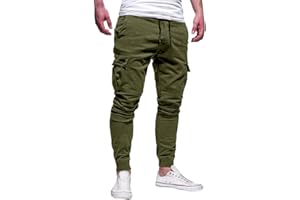 NUSGEAR 2021 Nuevo Pantalones para Hombre, Pantalones Moda Casual Deportivos Color Sólido Pants Jogging Fitness Gym Slim Fit Pantalones Largos Pantalones con Bolsillos Ropa de Hombre Trekking Hombres