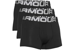Under Armour Herren Charged Cotton Boxerjock (7, 5 cm) - 3-er-Pack Elastische Und Schnelltrocknende Boxershorts, Extra Bequeme Unterhosen Mit 4-way-stretch Im 3er-pack