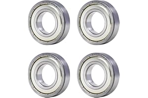 MAPLE ACE 6201 ZZ Kugellager Supreme Metalldichtung 12x32x10 mm, 6201 ZZ (4 Stk.)