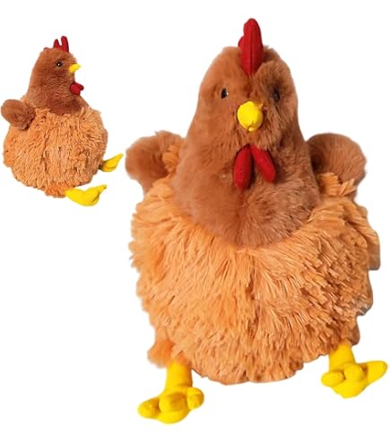 Plüschtier Hahn – 16 Cm, Weich & Kuschelig – Waschbar Bis 30°C – Perfektes Kuscheltier Für Kinder