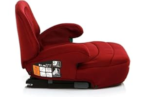 ebebek baby plus Booster | Portable Car Seats for Kids, Comfortable Travels with Your Little, Compact, Convenient for Everyday Use, 4 to 12 Years (Red)