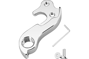 KALEXION Occhio di cambio per bicicletta Cube GH-085 – Occhiello del cambio per bicicletta, gancio posteriore del cambio per biciclette, Derailleur Hanger, gancio del cambio per bicicletta con 2 viti M4