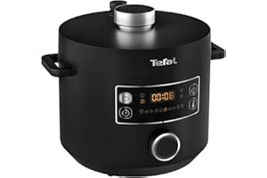 Tefal Turbo Cuisine Multikokare 4,8 L, hög hastighet och 10 program: Ångkokare, bräsering, stekning, sous-vide, ris och mer