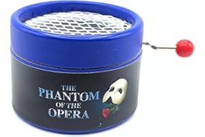 ESDEMUSICA BY ROCIO Cajita de música redonda del Fantasma de la ópera - Masquerade