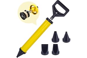 VAZILLIO Fugenpistole für Mörtel DIY Mörtelspritze Handmörtelpumpe beton spritze mit Zubehör- Mörtelpresse Mörtelspritze 4 Düse