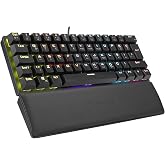Rampage ALLY K11 Siyah Rainbow Q Bilek Destekli Blue Switch Mekanik Gaming (Oyuncu) Klavye
