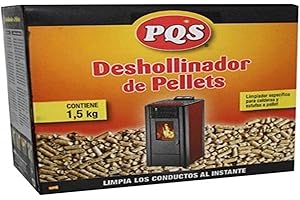 PQS - Deshollinador Continuo en 14 Bolsas de 70 g – Dosificación Precisa y Limpia para Chimeneas, Calderas y Estufas - Limpieza Química Permanente y Eficaz