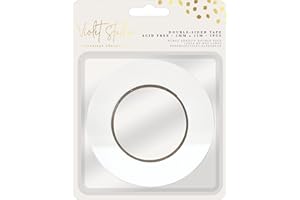 Violet Studio Double Sided Heavy Duty Tape 3-Pack, 15m Lengt & 5mm Wide, Heavy Duty Multi-Purpose Adhesive for All Types of Crafting,