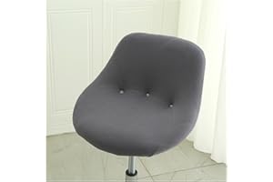 Mswborml Stampato Coprisgabello da Bar con Schienale Curvo, Elasticizzato Fodera per Sgabello da Bar, Girevoli Coperture per Sedie da Cucina con Fondo Elastico, Coperture per Sedie da Pub,R,2PCS