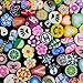 50 Fimo Cane Stick Rods 3D Nail Art Manicure Crafts- With Free Blade and Glue- by Kurtzy TM