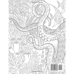 Pulpos libro para colorear para adultos 1