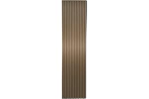Built Right Wood Slat Acoustic Wall Panels – Soundproofing for Walls & Ceilings – Noise Reduction & Decorative Design – Home & Office – 240cm x 60cm (Natural Oak)