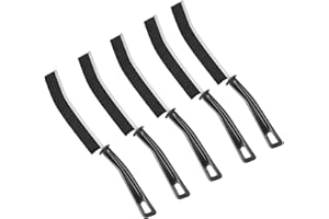NEXMEE 5pcs Brosse de Nettoyage des Fissures avec des Poils Durs, Brosse Fine pour Nettoyer Les Espaces, Brosse de Nettoyage pour Rainures de Carrelage de Salle de Bain