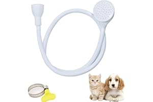 ZPSCXQ Shower Head for Bath Taps, Tap Shower Attachment for Bath Single Tap Shower Attachment for Bath Taps, Shower Tap Attachment for Bath for Bathing, Washing Hair, and Cleaning Pets(1m)