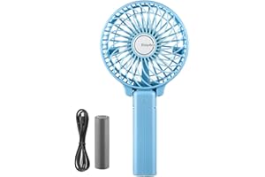 EasyAcc Elektryczny wentylator ręczny z ładowalnym uchwytem 2600 mAh, do domu i na podróż