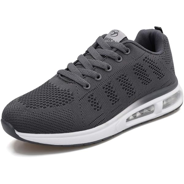 Giniros Womens Trainers Atletische Loopschoenen Gym Trainers Wandelen Sneakers Lichtgewicht Tennis Sportschoenen Zachte Dames Trainers, legergroen, 40 EU