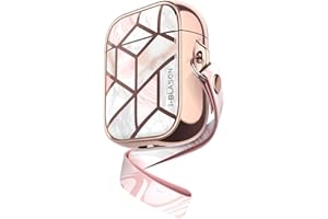 i-Blason Etui do AirPods Przenośne AirPods Case Odporne na uderzenia AirPods Etui ochronne Stylowe AirPods Cover [Cosmo] do Apple AirPods 1 i 2, marmur