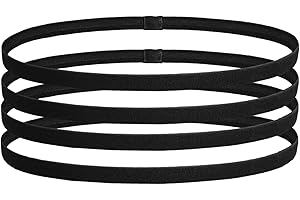 DHSBGWSX 4 Pièces Bandes élastiques Antidérapantes, Fines, Adaptées Au Sport Et Au Fitness, Pour Enfants