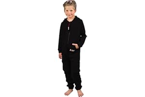 Gennadi Hoppe Kinder Jumpsuit - Jungen, Mädchen Relaxpiece Einteiler Overall Jogging Anzug Trainingsanzug