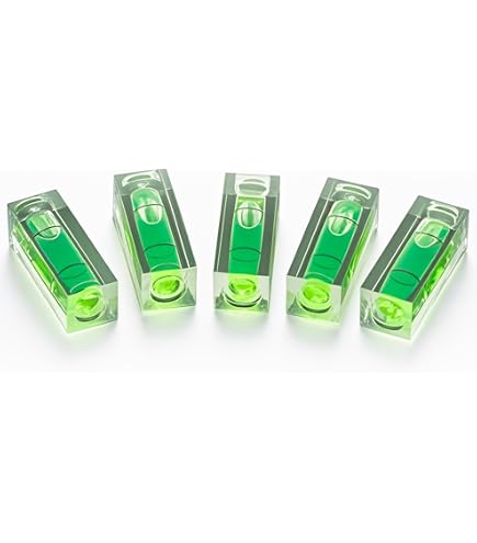 Lot De 5 Mini Niveaux à Bulle Carrés - 15x15x40 Mm, Précision Pour Bricolage, Caméra, Trépied
