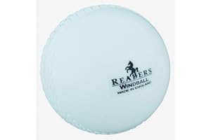 Readers Windball Cricket Ball, White - Senior & Junior