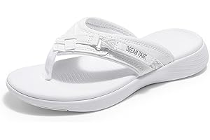 DREAM PAIRS Womens Flip Flops Arch Support Comfy Sandals Ladies Summer Holiday Beach Walking Thong Sandals Slip-on Indoor Outdoor Shoes