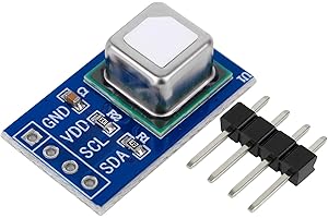 YELUFT SCD40 SCD41 Gas Sensor Module 2.4-5.5V, 2 in 1 Gas Sensor Module Detects CO2 Carbon Dioxide, Temperature and Humidity I2C Communication for Air Quality Monitoring