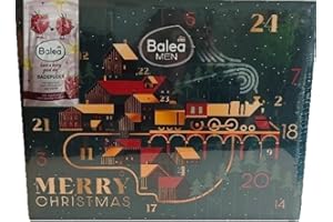 ‎MOUSSEYMOUSSE Balea Adventskalender Herren 2025 - limitiert mit sprudelndem Badepuder Have a berry good day - Merry Christmas Balea Men