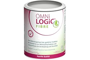 ‎OMNI LOGIC OMNi LOGiC FIBRE, 50 Portionen (250g), Ballaststoffe, 100% wasserlöslich, Bei gestörter Funktion des Dickdarms, Bei Verstopfung und Durchfall, Vegan, Glutenfrei, Lactosefrei