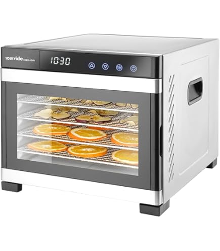 Déshydrateur Alimentaire Rommelsbacher DA 350 – 350 W, En Acier Inoxydable, Pour Fruits Et Légumes