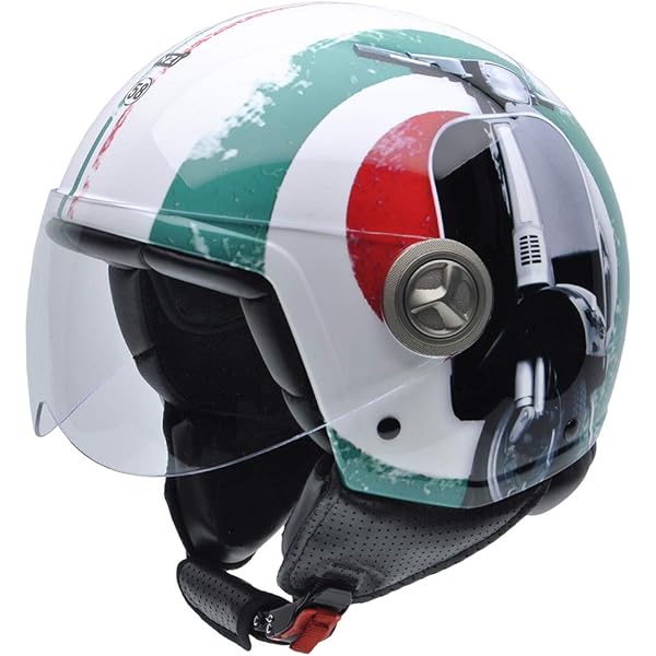 Casque PIAGGIO Vespa Argentario, blanc, B04, taille: XS, 54cm mit Visier ABS boucle de fermeture Casque PIAGGIO Vespa Argentario, blanc, B04, taille: XS, 54cm mit Visier ABS boucle de fermeture
