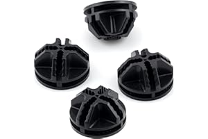 IFAMIO 40 connettori in plastica per cubi metallici, angoli di ricambio per armadietti modulari e mensole a cubo (nero)